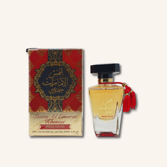 Parfum Mixte Shams Al Emarat Khususi Red Oud Lattafa 100ml