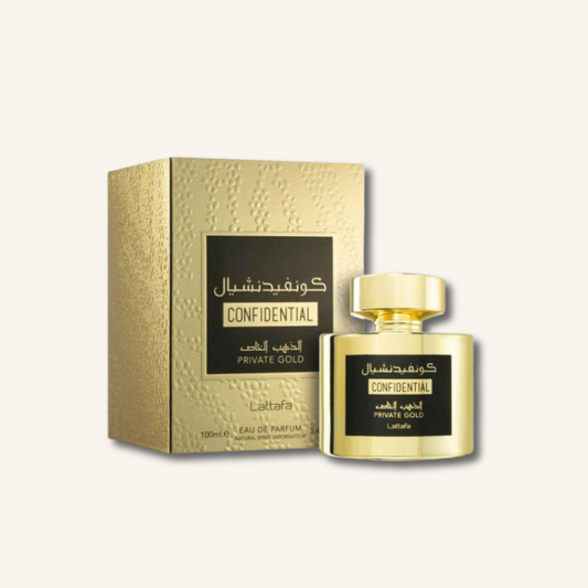 Parfum Mixte - Confidential Gold - Lattafa 100ml